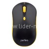 Мышь проводная PERFEO MOUNT USB (черный/желтый)