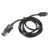 USB кабель для USB Type-C 1.0м  (без упаковки) 2.4A (черный)