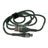 USB кабель для USB Type-C 1.0м FaizFull FR20 текстильный (зеленый) 5A