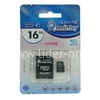 Карта памяти MicroSD 16GB SmartBuy К4 (с адаптером)