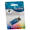 USB Flash 4GB SmartBuy V-Cut синий 2.0
