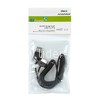 USB кабель для  iPhone 4G/4GS 30 pin 1.0м (в пакете) черный/витой (ELTRONIC)