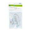 USB кабель  для micro USB 1.0м (пакет) витой/белый (ELTRONIC)