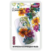 Мышь беспроводная Smartbuy 327AG принт Цветы (белая) Мышь беспроводная Smartbuy 327AG принт Цветы (белая)