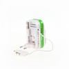 Универсальное СЗУ/АЗУ для АКБ (Лягушка) USB/дисплей (зеленый)
