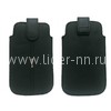 Футляр Sam B7722 черный (кожа) с магнитом 70х120мм
