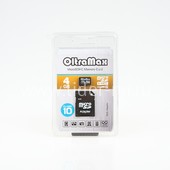 Карта памяти MicroSD 4GB OltraMax К10 (с адаптером)