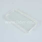 Задняя панель для  iPhone5 Силикон  прозрачная (пакет)