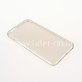 Задняя панель для  iPhone6 Силикон  черная (пакет)