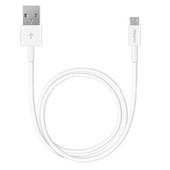 USB кабель micro USB 1.2м  белый (DEPPA)