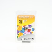 Карта памяти MicroSD 8GB Exployd К10 (без адаптера)