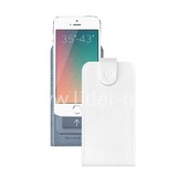 Чехол-книжка универсальный Flip Cover S белый (DEPPA) Чехол-книжка универсальный Flip Cover S белый (DEPPA)