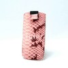 Футляр Nok X6 розовый "Анаконда" (кожа) 70х125мм