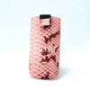 Футляр Iphone4/Nok 101 розовый "Анаконда" (кожа) 115х62мм Iphone4