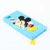 Задняя панель для  iPhone5 СИЛИКОН Микки Маус (синий)