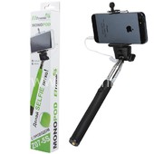 Монопод (палка) для селфи ELTRONIC (2220/Z07-5S) с проводом черный
