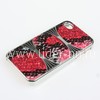 Задняя панель для  iPhone4G/S БАНТ (красная) пл. коробка