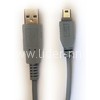 Кабель USB 2.0 A--> mini B 5P 1,8м серый (пакет)