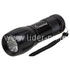 Светодиодный фонарь Smartbuy 9 LED алюминиевый (черный)