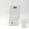 Чехол-книжка для Samsung Galaxy Note  N7000 (верхний флип) белая