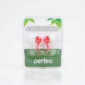 Наушники Perfeo FAVORITE (красные)