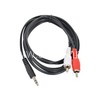 Кабель соединительный Perfeo 3.5 Jack (M) - 2xRCA (M) стерео/аудио 1.5 м