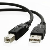 Кабель Perfeo USB 2.0 A-->B 1.8м черный Кабель Perfeo USB 2.0 A-->B 1.8м черный