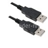 Кабель-удлинитель Perfeo USB 2.0 <Am-->Am> 1.8м черный (пакет)