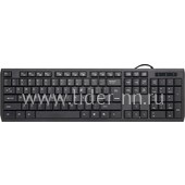 Клавиатура DEFENDER проводная ММ OfficeMate MM-820 (черная) Клавиатура DEFENDER проводная ММ OfficeMate MM-820 (черная)