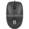 Мышь проводная DEFENDER Datum MM-010/52010 3 кнопки,1000dpi (черная)