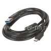 USB кабель micro USB 1.5м фильтр (в коробке) черный