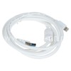 USB кабель Lightning 1.5 м фильтр  (в коробке) белый