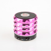 Колонка (S28) Bluetooth/MicroSD (малиновая)