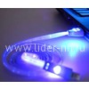 USB кабель  для micro USB LED  1.0м (в коробке) желтый (ELTRONIC)