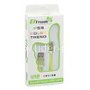 USB кабель для iPhone 5/6/6Plus/7/7Plus 8 pin металл 1.0м (в коробке) зеленый (ELTRONIC)