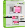 СЗУ ELTRONIC COLOR TREND для iPhone5/6/6Plus/7/7Plus с USB выходом (1000mAh) коробка (розовый)