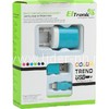 СЗУ ELTRONIC COLOR TREND для iPhone5/6/6Plus/7/7Plus с USB выходом (1000mAh) коробка (синий)