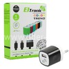 СЗУ ELTRONIC COLOR TREND Micro USB с USB выходом (1000mAh) коробка (черный)