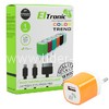 СЗУ ELTRONIC COLOR TREND Micro USB с USB выходом (1000mAh) коробка (оранжевый)