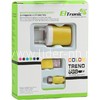 СЗУ ELTRONIC COLOR TREND Micro USB с USB выходом (1000mAh) коробка (оранжевый)