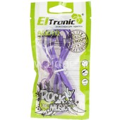 Наушники MP3/MP4 ELTRONIC (4401) Rock Musik вакуумные (фиолетовые)