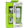 СЗУ ELTRONIC для iPhone4 (2100mAh) в коробке (белый) с USB выходом КОМПЛЕКТ (голова+кабель)