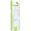 СЗУ ELTRONIC для iPhone4 (1000mAh) МИНИ коробка (белый) с USB выходом
