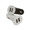 Автомобильное ЗУ 2 USB выхода (2100mAh) покрытие Soft Touch (черный)