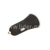 Автомобильное ЗУ 2 USB выхода (2100mAh) покрытие Soft Touch (черный)