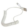 USB кабель для IPhone 5/6/6Plus/7/7Plus 8 pin 1.2 м витой (белый) без упаковки
