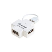 Разветвитель на 4 порта (USB hub) SBHA-6900-W Smartbuy белый Разветвитель на 4 порта (USB hub) SBHA-6900-W Smartbuy белый