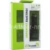 АЗУ ELTRONIC Premium  с USB выходом (2100mAh) коробка (черный)