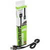 USB кабель  для micro USB 1.0м ПЛОСКИЙ  (в коробке) черный (ELTRONIC)
