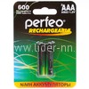 Аккумулятор Perfeo LR03/2BL  600mAh (AAA)